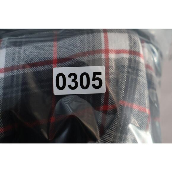 Scream Sweatshirt Womens Medium Black Plaid Layered Collared Horror Graphic - Picture 7 of 7